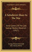 Subaltern's Share In The War
