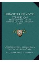 Principles Of Vocal Expression