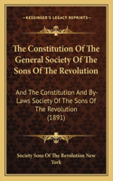 Constitution Of The General Society Of The Sons Of The Revolution