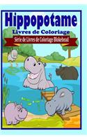 Hippopotame Livres de Coloriage