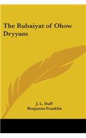 Rubaiyat of Ohow Dryyam
