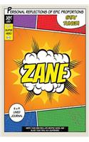 Superhero Zane: A 6 x 9 Lined Journal