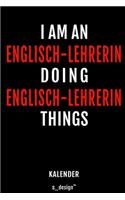Kalender für Englisch-Lehrer / Englisch-Lehrerin