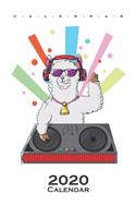 Alpaca DJ in Disco Calendar 2020: Annual Calendar for animal friends and all who have pets