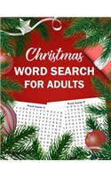 Christmas Word Search For Adults: Large Print Word Search Puzzles For Adults To Enjoy This Christmas Holiday