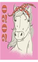 Yearly Calendar "Horse" for 2020: Jahreskalender, année civile, año calendario, anni di calendario, jarenkalender in english, german, french, spanish, italian, dutsch