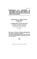 Nomination of Heather A. Higginbottom, of the District of Columbia, to be the deputy director of the Office of Management and Budget