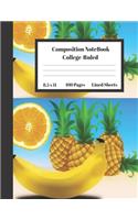 Composition Notebook College Ruled Lined Sheets