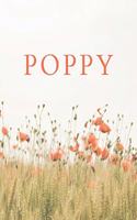 Poppy: A Decorative Book ¦ Perfect for Stacking on Coffee Tables & Bookshelves ¦ Customized Interior Design & Home Decor