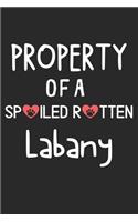 Property Of A Spoiled Rotten Labany