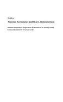 Ambient Temperature Fatigue Tests of Elements of an Actively Cooled Honeycomb Sandwich Structural Panel
