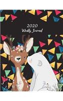 2020 Weekly Journal: Friends Gift Kissing, Weekly Calendar Book 2020, Weekly/Monthly/Yearly Calendar Journal, Large 8.5" x 11" 365 Daily journal Planner, 12 Months Calen