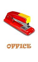 Office: Office Notebook - Lined Journal Notebook, 100 pages, Cream paper, 6 x 9 inches