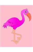 Flamingo Sketchbook: Flamingo Bordered Sketchbook for Kids. Funny Flamingo Drawing Book for Boys and Girls (Blank Bordered Sketchbooks)150 Pages Large 8.5x11 Flamingo Sk