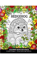 Hedgehog Coloring Book for Adults