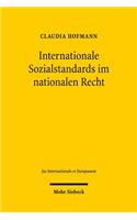 Internationale Sozialstandards im nationalen Recht