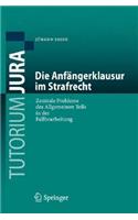 Die Anfängerklausur Im Strafrecht