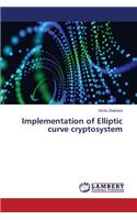 Implementation of Elliptic curve cryptosystem