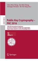 Public-Key Cryptography - Pkc 2016