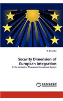 Security Dimension of European Integration