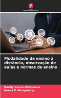 Modalidade de ensino à distância, observação de aulas e normas de ensino