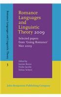 Romance Languages and Linguistic Theory 2009