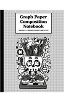 Graph Paper Composition Notebook Quad Rule 5x5 Grid Paper - 150 Sheets (Large, 8.5 x 11
