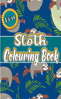 Sloth Colouring Book