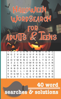 Halloween Wordsearch: For Adults and Teens