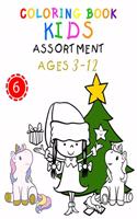 Coloring Book Kids Assortment Ages 3-12 6