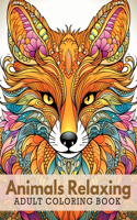 Relaxing Patterns: Adult Coloring Book - Animals Mandala Patterns - Stress Relief