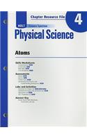 Holt Science Spectrum Physical Science Chapter 4 Resource File: Atoms