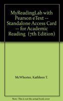 MyLab Reading with Pearson eText -- Standalone Access Card -- for Academic Reading