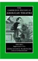 Cambridge History of American Theatre