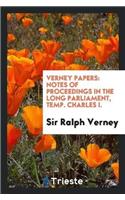 Verney Papers