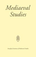 Mediaeval Studies 81 (2019, Publ. 2020)