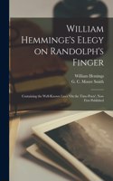 William Hemminge's Elegy on Randolph's Finger