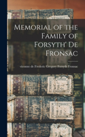 Memorial of the Family of Forsyth' de Fronsac