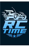 RC Time: Versatile Journal with RC Cars and Trucks theme on the cover.