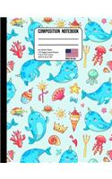 Composition Notebook 4X4 Graph Paper