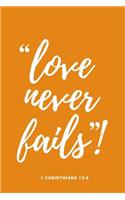 Love Never Fails