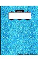 Latin Composition Notebook College Ruled