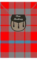 Clan Moubray Tartan Journal/Notebook