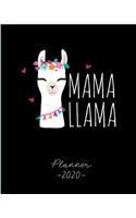 Mama Llama PLANNER 2020: 2020 Weekly Planner. Monthly Calendars, Daily Schedule, Important Dates, Mood Tracker, Goals and Thoughts all in One!