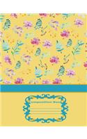 Floral Watercolor Composition Book