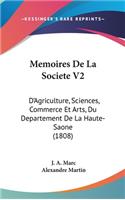 Memoires De La Societe V2