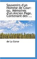 Souvenirs D'Un Homme de Cour