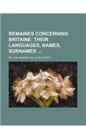 Remaines Concerning Britaine: (English)