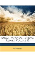 Iowa Geological Survey: Report, Volume 12