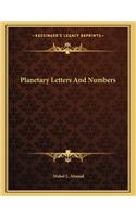 Planetary Letters and Numbers